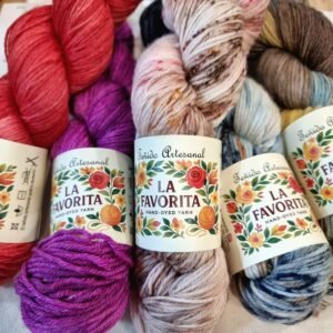 MERINO BOO. MERINO-BAMBÚ  LA FAVORITA.Teñidos artesanales